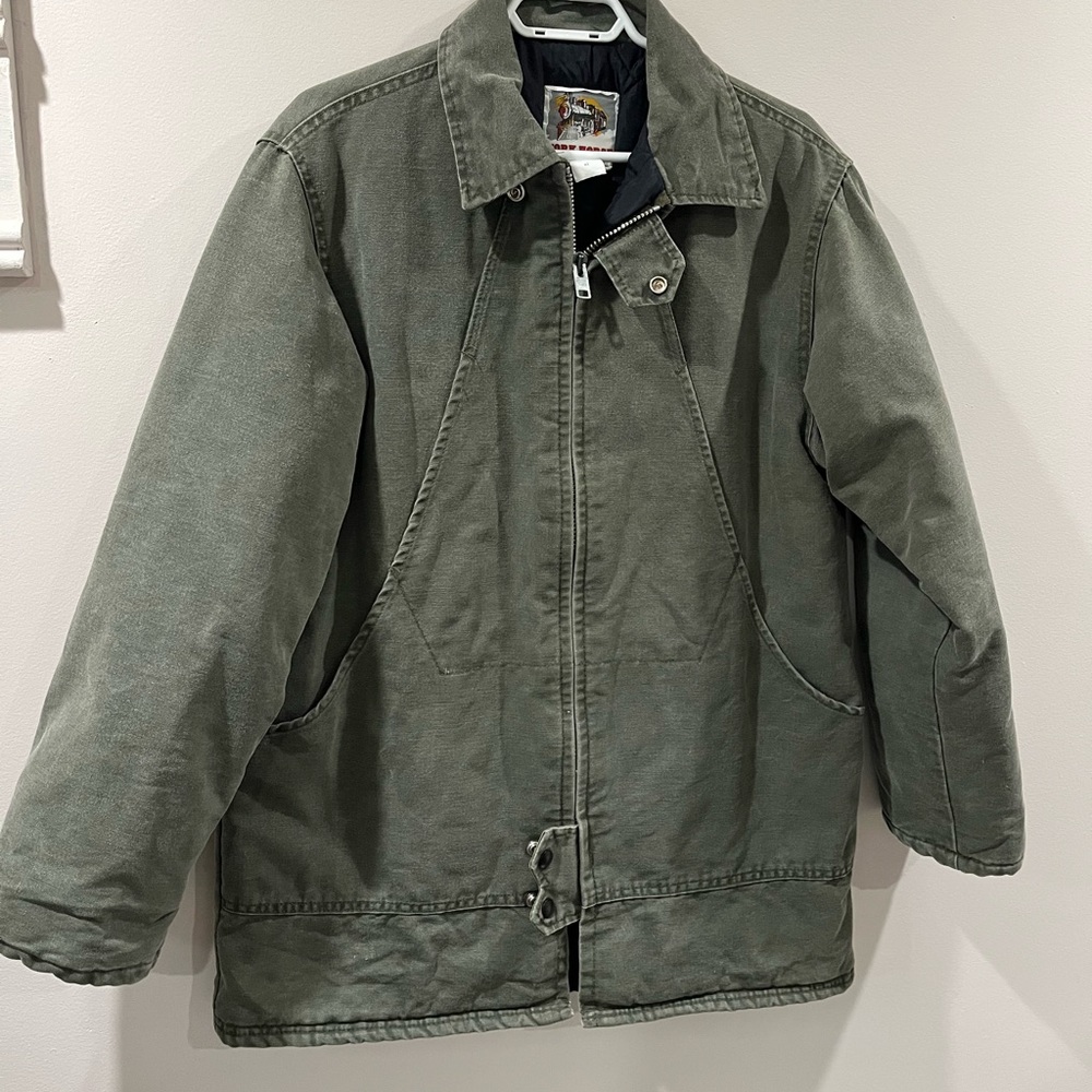 Green insulated jacket